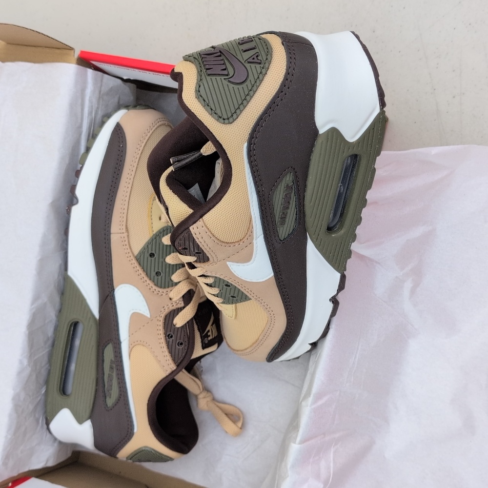 Nike Air Max 90 - Hemp Sesame Earth - Men's Size 8.5 ( FB9658-200 ) - Picture 2 of 8